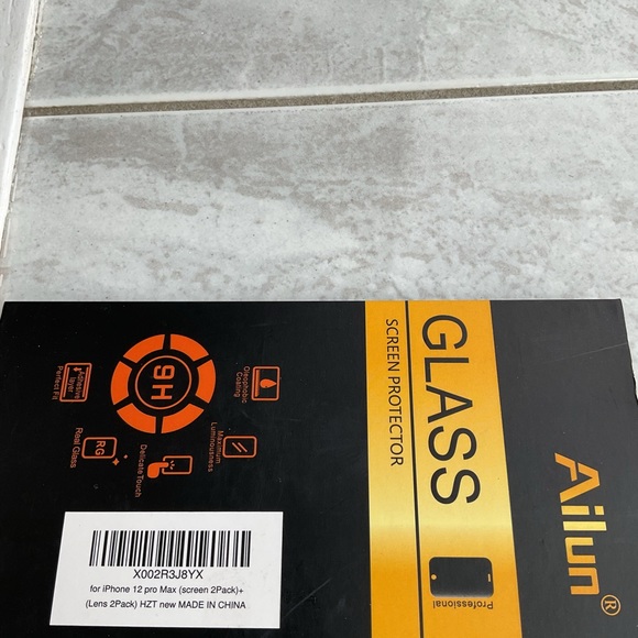 iPhone 12 pro max bundle (glass screen protector plus case) - Picture 2 of 7